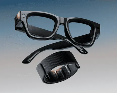 The Tech Giant Launches Pioneering Ray-Ban Glasses with Built-In Augmented Reality Screen