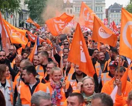 Countrywide Strike Movement Draws Vast Numbers Protesting Throughout France